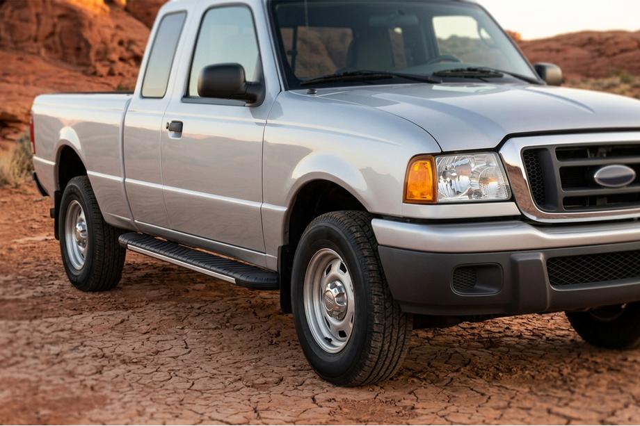 Ford Ranger 2002-2006 Side Steps Bosphorus Grey (2 pcs, Aluminum) Image
