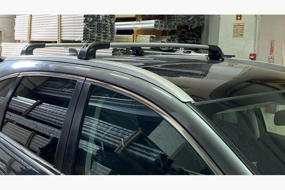 Honda CRV 2012-2016 Roof rack for integrated roof rails Strong (2 pcs) Gray Image