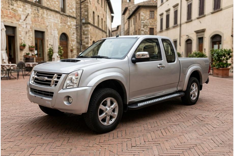 Isuzu D-Max 2002-2011 Side Steps Vision New Black (2007-2012, 2 pcs, Aluminum) Image