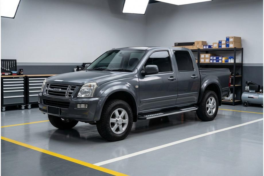Isuzu D-Max 2002-2011 Side Steps Tayga V2 (2007-2012, 2 pcs, Aluminum) Image