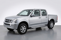 Isuzu D-Max 2002-2011 Side Steps Line (2007-2012, 2 pcs, Aluminum) photo 1