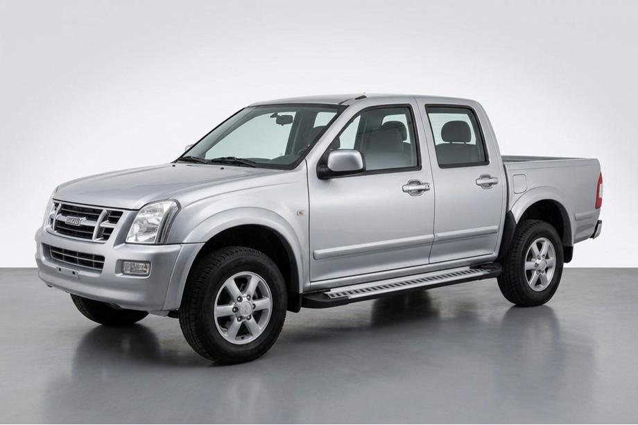 Isuzu D-Max 2002-2011 Side Steps Line (2007-2012, 2 pcs, Aluminum) Image