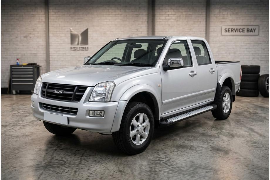 Isuzu D-Max 2002-2011 Side Steps Allmond Grey (2007-2012, 2 pcs, Aluminum) Image
