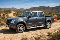 Isuzu D-Max 2002-2011 Side Steps Mevsim Grey (2007-2012, 2 pcs, Aluminum) photo 1