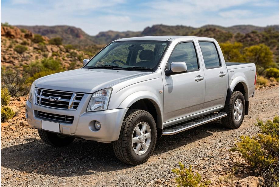 Isuzu D-Max 2002-2011 Side Steps Maydos V1 (2007-2012, 2 pcs, Aluminum) Image