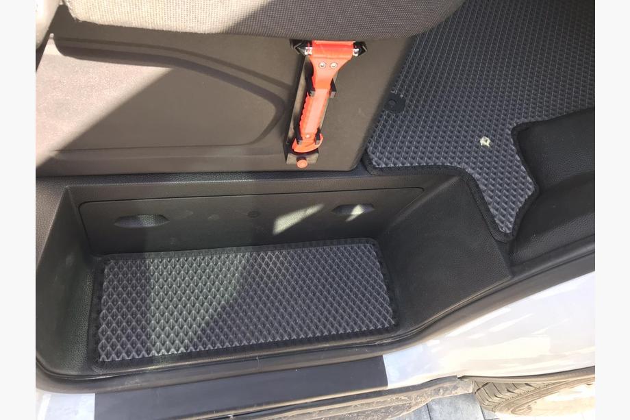 Ford Transit 2014- EVA Door Sill Mats (3 pcs, black) Image