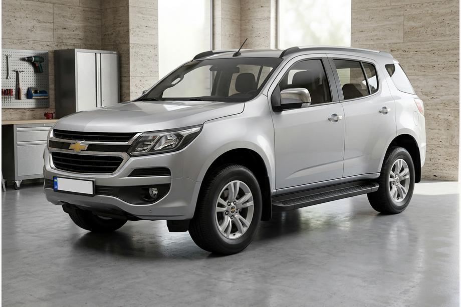 Chevrolet Trailblazer 2012-2019 Side Steps Allmond Black (2 pcs, Aluminum) Image