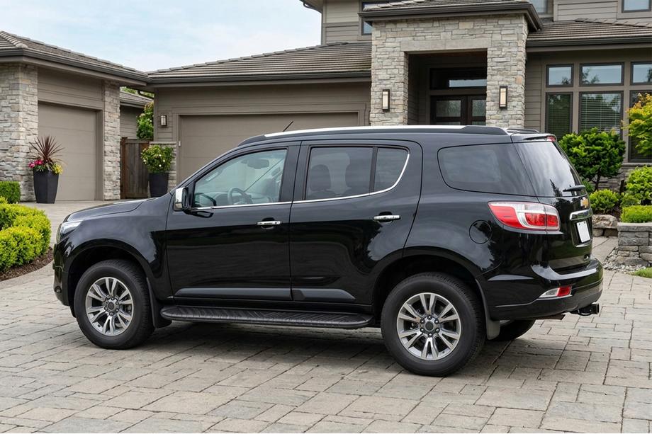 Chevrolet Trailblazer 2012-2019 Side Steps Bosphorus Black (2 pcs, Aluminum) Image