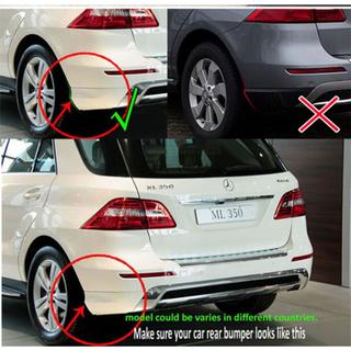 Rear Original Mud Flaps for ML W166 (AMG Bumper) photo 4