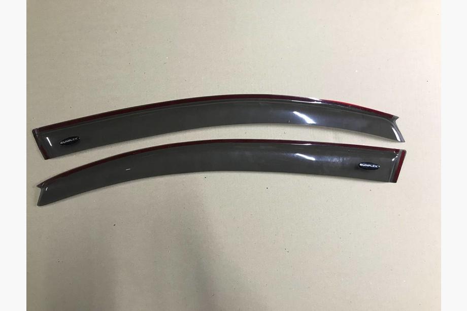 Volkswagen Caddy 2004-2010 DISCOUNT! Window Deflectors (2 pcs, Sunplex) Image