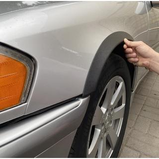 Fender flares (4 pcs, black, ABS plastic)
