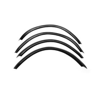 Fender flares (4 pcs, black, ABS plastic) photo 3