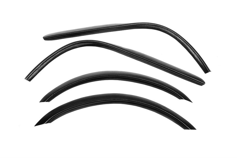 Daewoo Nexia 1995-2016 Fender flares (4 pcs, black, ABS plastic) Image