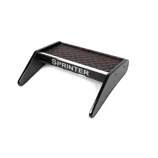 Dashboard Shelf (Black with Red Stitching) photo 1