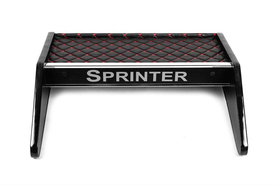 Mercedes Sprinter W906 2006–2018 Dashboard Shelf (Black with Red Stitching) Photo 3