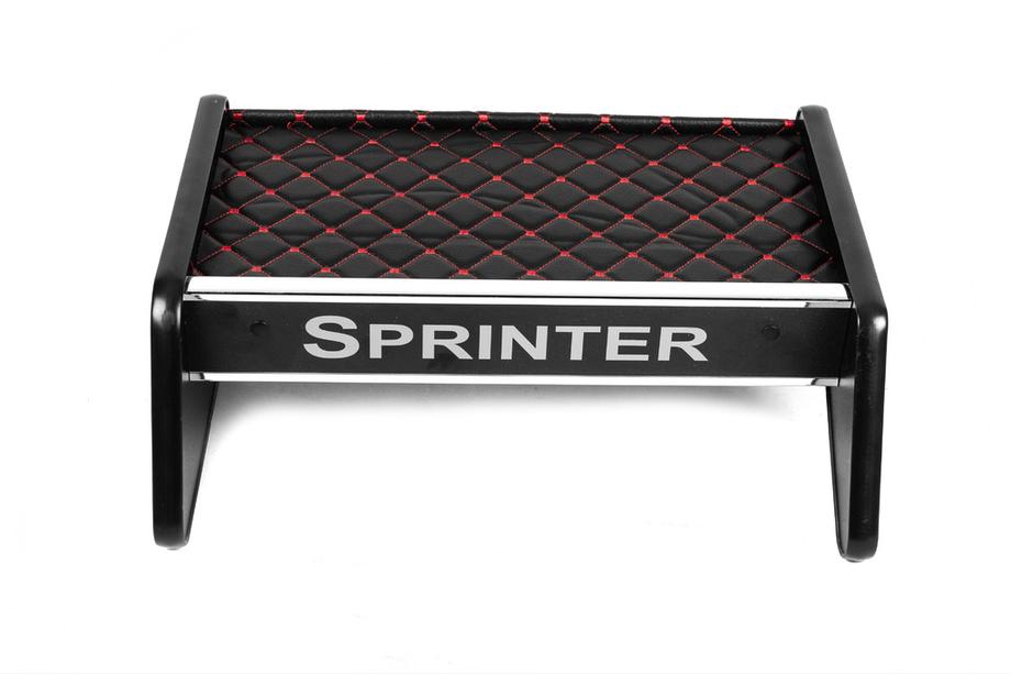Mercedes Sprinter W901/902/903/904/905 1995–2006 Dashboard Shelf (1995-2000, Black with Red Stitching) Photo 3