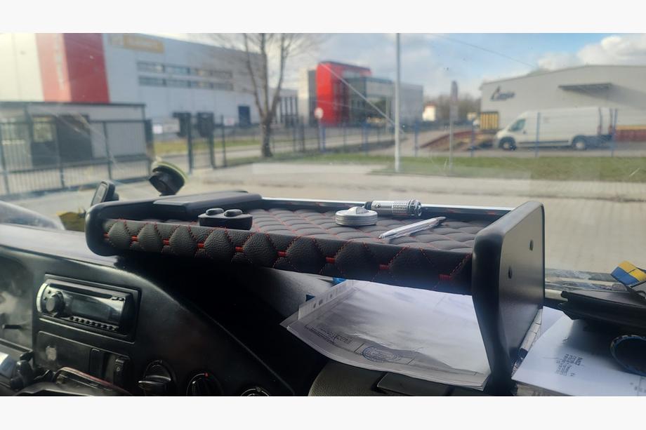 Volkswagen LT 1995-2006 Dashboard Shelf (Black with Red Stitching) Image