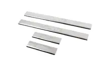 Hyundai Accent 2011-2017 Door Sill Protectors Carmos BLUE V3 (4 pcs, Stainless Steel) photo 1