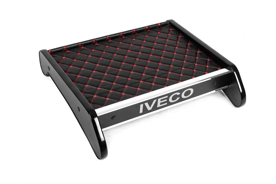 Iveco Daily 2006-2014 Dashboard Shelf (Black with Red Stitching) Photo 2