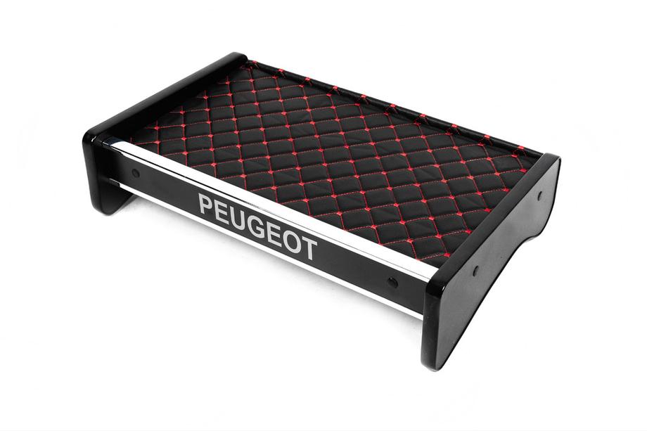Peugeot Boxer 2006-2025 Dashboard Shelf (Black with Red Stitching) 2006-2014 Image