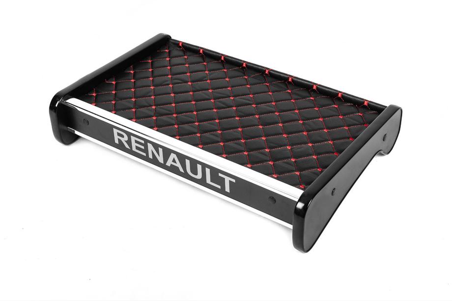 Renault Master 1998-2010 Dashboard Shelf (Black with Red Stitching) Image