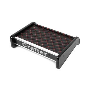 Dashboard Shelf (Black with Red Stitching) Volkswagen Crafter 2016- photo 1