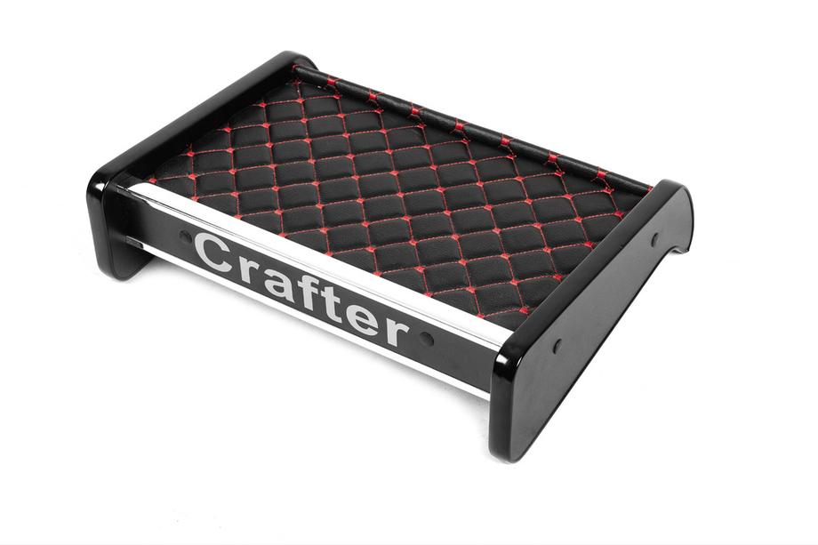 Volkswagen Crafter 2016- Dashboard Shelf (Black with Red Stitching) Image