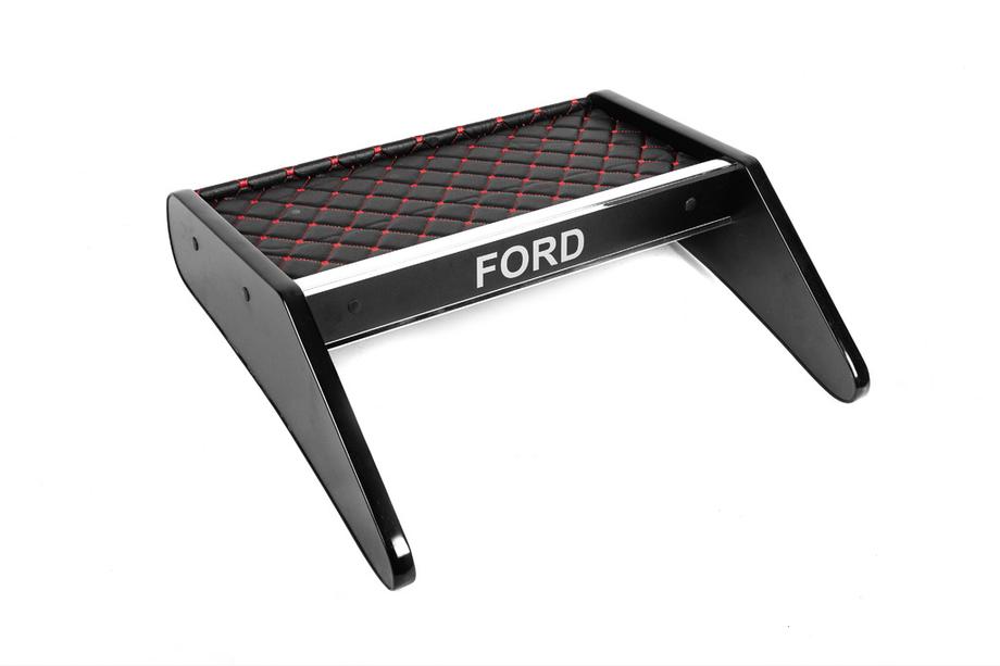 Ford Transit 2000–2014 Dashboard Shelf (Black with Red Stitching) Photo 2