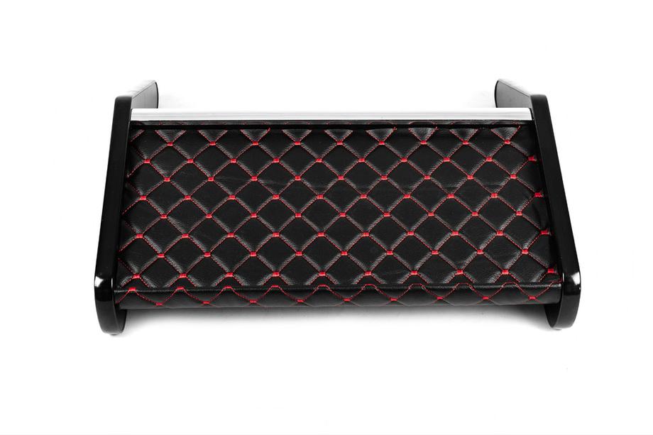 Ford Transit 2000–2014 Dashboard Shelf (Black with Red Stitching) Photo 4
