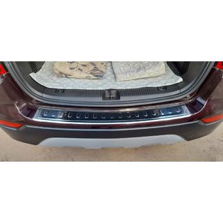 Rear Bumper Protector V-1 Carmos Stainless Steel photo 2