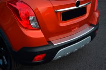 Opel Mokka 2012-2021 Rear bumper protector OmsaLine (2012-2016, stainless steel) photo 7