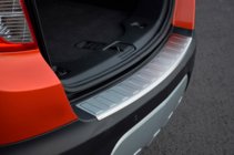 Opel Mokka 2012-2021 Rear bumper protector OmsaLine (2012-2016, stainless steel) photo 6