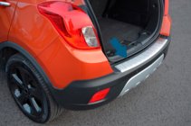 Opel Mokka 2012-2021 Rear bumper protector OmsaLine (2012-2016, stainless steel) photo 5