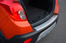 Opel Mokka 2012-2021 Rear bumper protector OmsaLine (2012-2016, stainless steel) photo 1