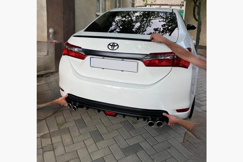 Toyota Corolla 2013-2019 Rear Diffuser V3 (1234 Upgrade) Image