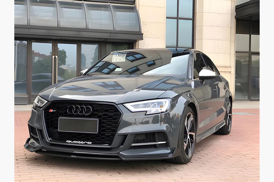 Audi A3 2020- Front lip (black) Image