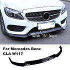 Mercedes CLA C117 2013-2019 Front lip V1 (black) photo 3