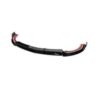 Front lip spoiler (for AMG-Line 2018-2021, Black) Mercedes A-сlass W177 2018- photo 4
