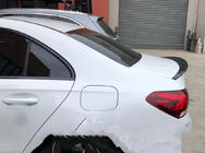 Mercedes A-class W177 2018- Lip Spoiler (1234 Upgrade, Black) photo 1