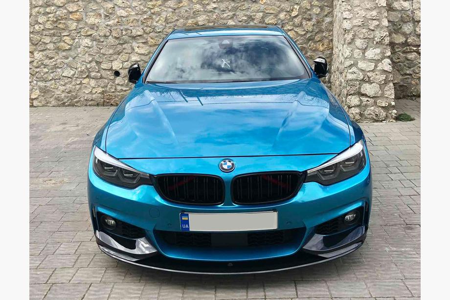 BMW 4 Series F32/F33/F36 2012-2020 Front lip 1234 Upgrade (black) Image