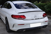 Mercedes C-class W205 2014-2021 Spoiler for Coupe (1234 Upgrade, black) photo 1