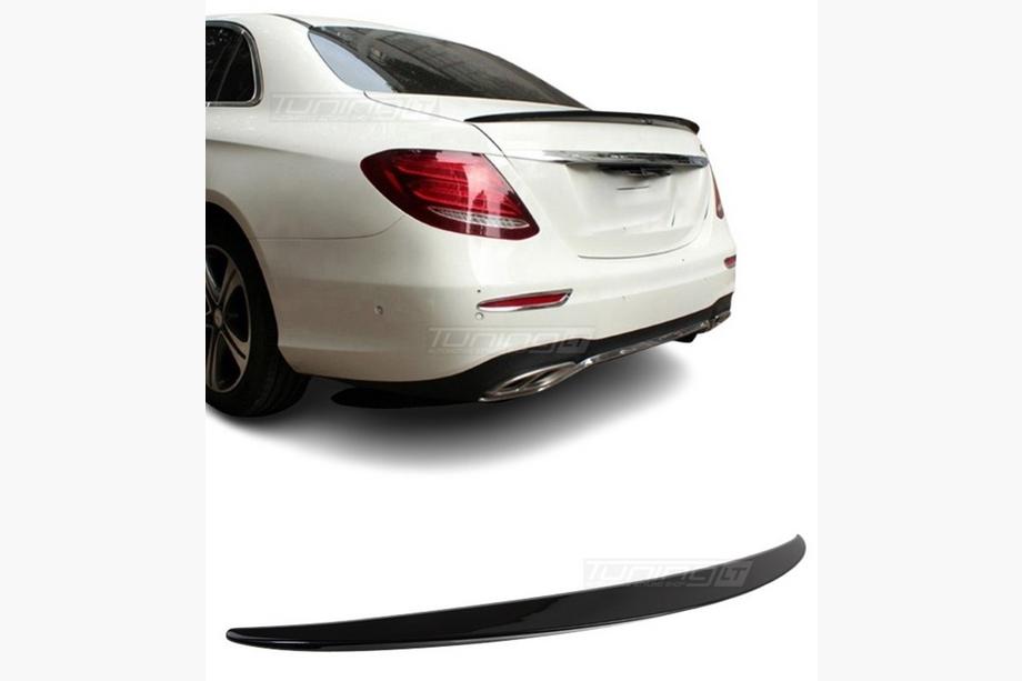 Mercedes E-class W213 2016-2023 Lip Spoiler (1234 Upgrade, Black) Image