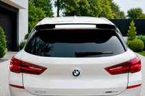 BMW X2 F39 2018-2023 Lip Spoiler (1234 Upgrade, Black) photo 1
