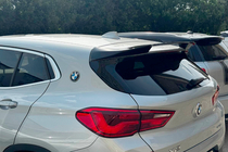 BMW X2 F39 2018-2023 Lip Spoiler (1234 Upgrade, Black) photo 2