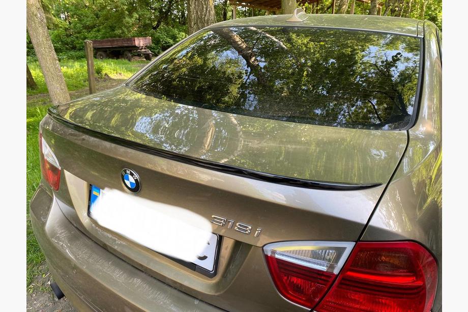 BMW 3 Series E90/E91 2005-2011 Spoiler HongHang V1 (ABS, Gloss Black) Image