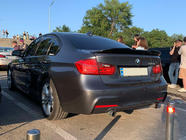 BMW 3 Series F30/F31 2012-2019 Spoiler LIP V1 (1234 Upgrade, Black) photo 1