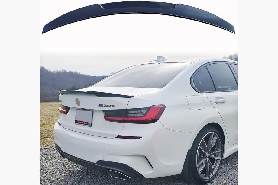 BMW 3 Series G20/G21 2018- Spoiler LIP V1 (1234 Upgrade, Black) Image