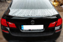 BMW 5 Series F10/F11 2010–2016 Spoiler LIP V1 (1234 Upgrade, Black) photo 2
