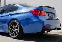 BMW 3 Series F30/F31 2012-2019 Spoiler LIP V2 (1234 Upgrade, Black) photo 2