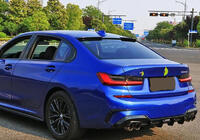 BMW 3 Series G20/G21 2018- Rear Window Spoiler LIP (1234 Upgrade, Black) photo 2
